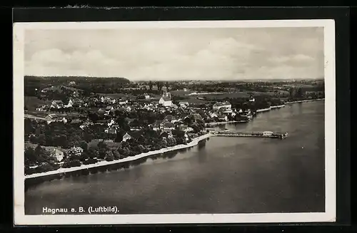 AK Hagnau, Panorama, Fliegeraufnahme