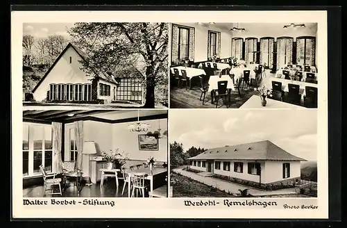 AK Werdohl-Remelshagen, Walter Borbet-Stiftung, Aussen- und Innenansichten