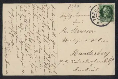 AK Traunstein, Panorama der Stadt