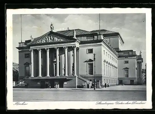 AK Berlin, Staatsoper Unter den Linden