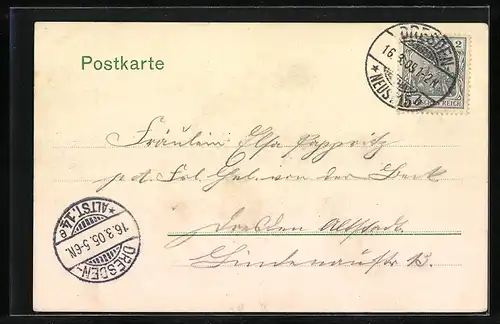 AK Dresden-Neustadt, Kaserne des Königl. Sächs. 1. Leib-Grenadier-Regiments No. 100