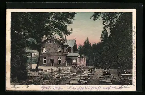 AK Hagen i. W., Gasthaus Waldlust