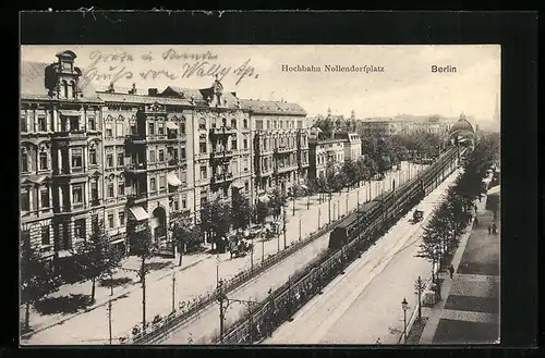 AK Berlin-Schöneberg, Hochbahn Nollendorfplatz