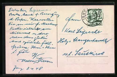 AK Isny i. Allgäu, Argentobelbrücke, Teilansicht