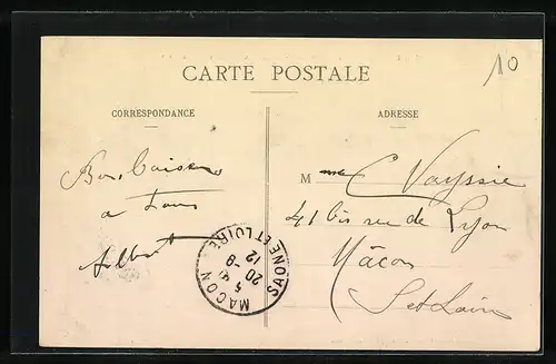 AK Saint-Denis-D`Anjou, Entrée du Bourg, vu de la Croix du Ray