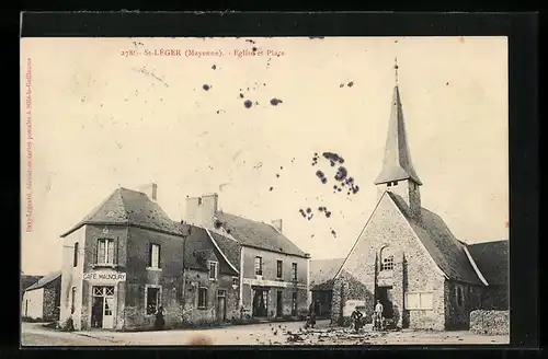 AK St-Léger, Eglise et Place