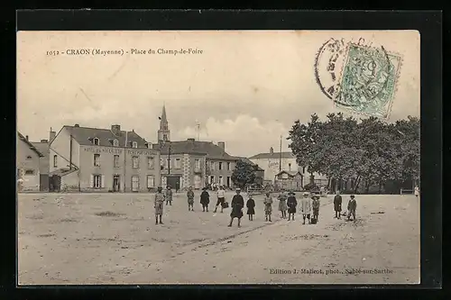 AK Craon, Place du Champ-de-Foire