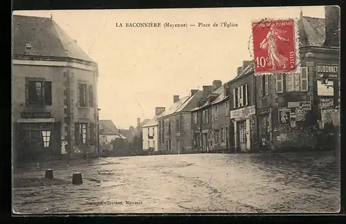 AK La Baconnière, Place de l`Église