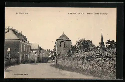 AK Chemeré-le-Roi, Arrivée Route de Saulge