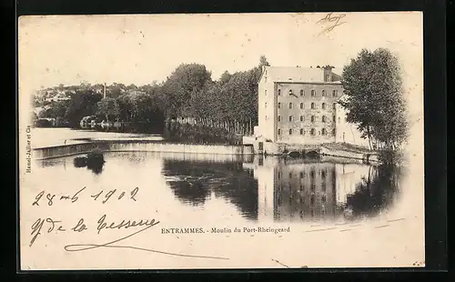 AK Entrammes, Moulin du Port-Rheingeard