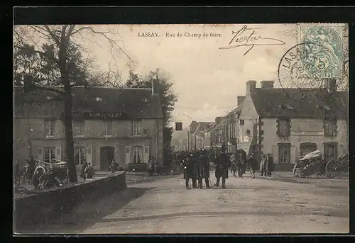 AK Lassay, Rue du Champ de foire