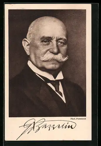 AK Porträt Ferdinand Graf von Zeppelin