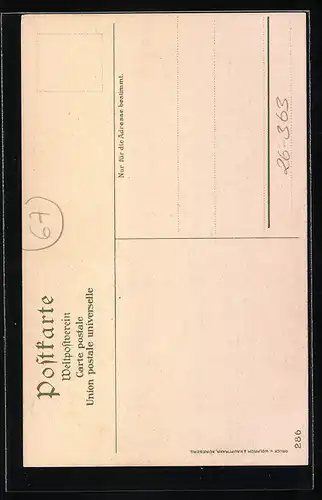 Künstler-AK Franz Xaver Hoch: Strassburg i. E., Kammerzellsches Haus