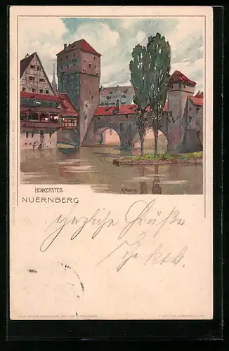 Künstler-AK Nürnberg, Henkersteg