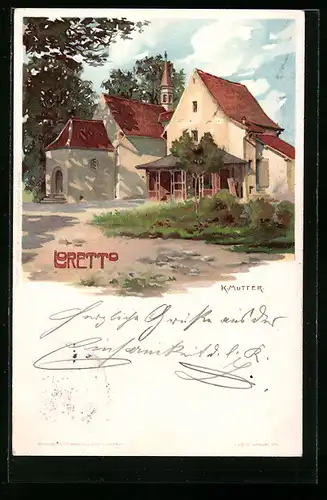 Künstler-AK Karl Mutter: Freiburg i. B., Lorettokapelle