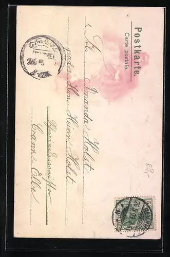 Künstler-AK Alfred Mailick: Junge Frau auf einer Blumenwiese