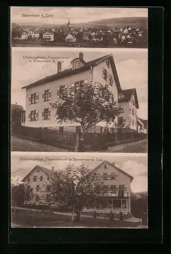 AK Calw, Stammheim, Erholungsheim Friedensheim