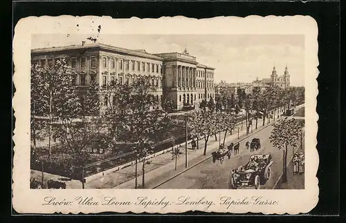 AK Lemberg, Partie in der Sapieha-Gasse