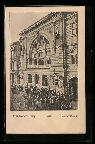 AK Litzmannstadt-Lodz, Dom Koncertowy