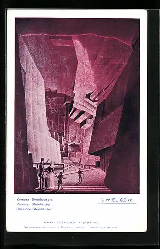 Künstler-AK Wieliczka, Kammer Steinhauser