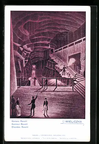 Künstler-AK Wieliczka, Kammer Rosetti
