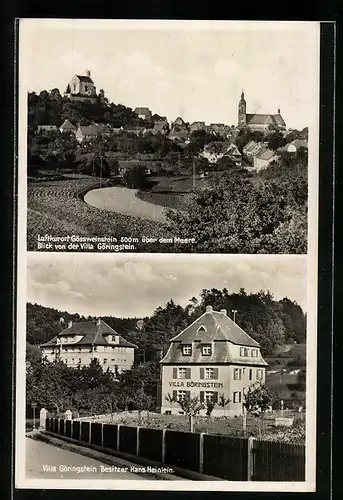 AK Gössweinstein, Hotel Villa Göringstein, Bahnhofstrasse