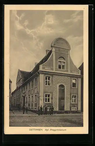 AK Oettingen, Kgl. Progymnasium, Gebäudeansicht