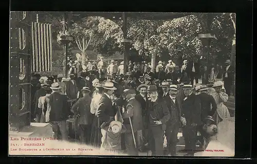 AK Barbazan, Les Baigneurs a l`Intérieur de la buvette