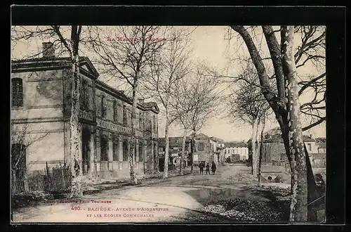 AK Baziège, Avenue d`Aiguevives et les ecoles communales