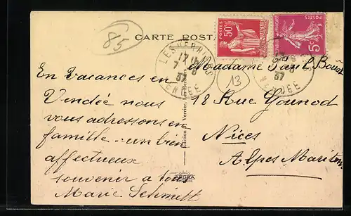 AK Les Herbiers, Rue de L`Eglise