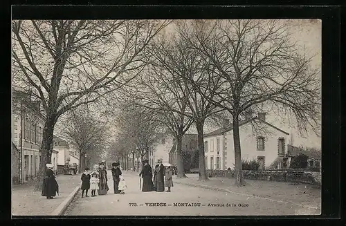 AK Montaigu, Avenue de la Gare