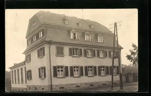 Foto-AK Wörrstadt, Wohnhaus im Jahr 1936