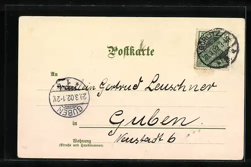 Künstler-AK Theodor Guggenberger: Häuser in herbstlicher Landschaft