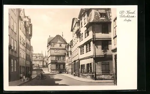 AK Kassel, Die Bettenhäuserstrasse in Alt-Kassel