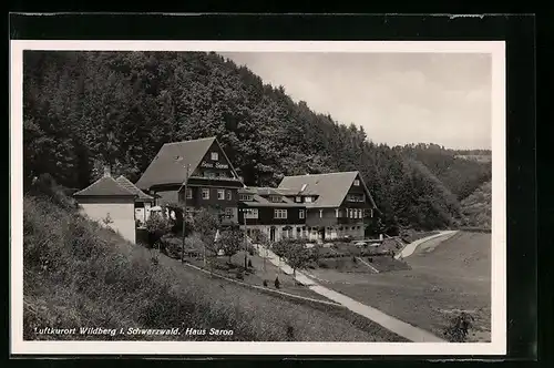 AK Wildberg i. Schwarzwald, Hotel Haus Saron