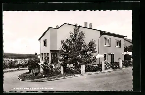 AK Fischbach /Ts., Pension Zur Waldschänke