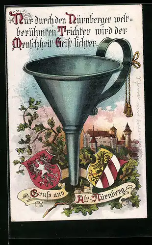 AK Nürnberg, Nürnberger Trichter, Alt Nürnberg