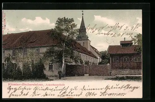 AK Kloster-Badersleben, Ackerbauschule