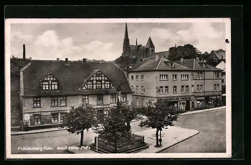 AK Fröndenberg-Ruhr,  Platz, Kaiser`s Geschäft