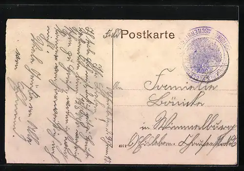 AK Aschersleben, Promenade mit Knaben-Mittelschule