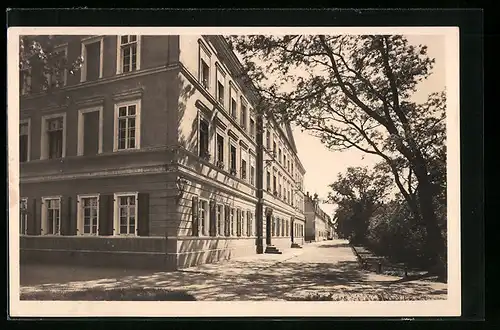 AK Gnadau Bez. Magdeburg, Strasse am Schülerinnenheim