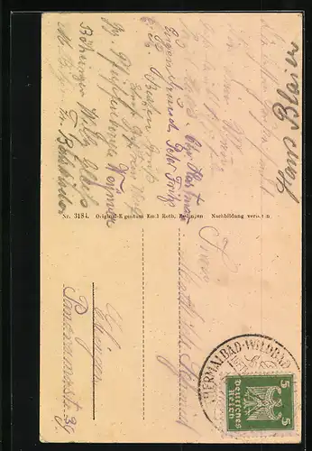 AK Wildbad, Bergbahn, Endstation mit Restaurant