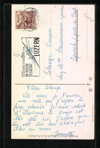 AK Bürgenstockbahn mit Pilatus