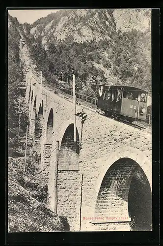 AK Mendelbahn, Hauptviadukt der Bergbahn