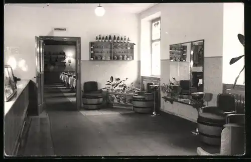 Fotografie unbekannter Fotograf, Ansicht Pilsen, Gaststätte der Pilsner Urquell Brauerei