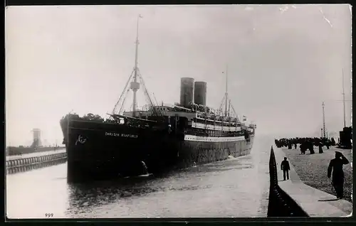 Fotografie Dampfer - Passagierschiff Grosser Kurfürst