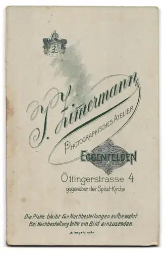 Fotografie J. Zimmermann, Eggenfelden, Öttingerstr. 4, Junge Dame mit zurückgebundenem Haar