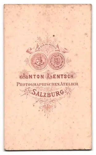 Fotografie Anton Lentsch, Salzburg, Bürgerlicher Herr mit Vollbart