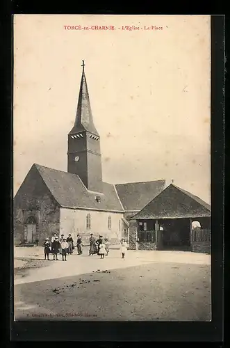 AK Torcé-en-Charnie, L`Eglise, La Place