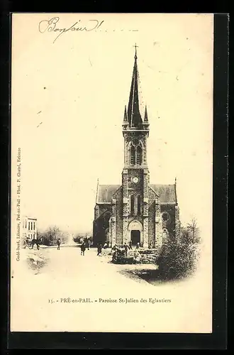 AK Pré-en-Pail, Paroisse St-Julien des Eglantiers